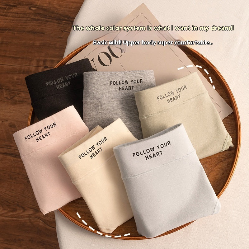 Printed Cotton Mid Waist Underwear Cotton Crotch - Chic Angle